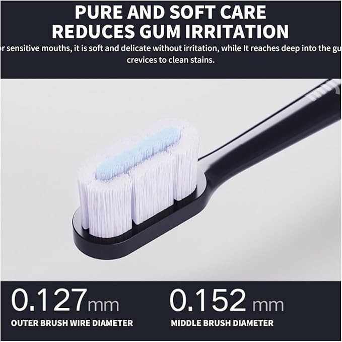 Compatible for Toothbrush Head T700 Sonic Electric Waterproof Soft Health Replacement Bristles 2/4/6Pcs(6pcs)