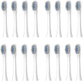 Replacement Toothbrush Heads ForCompatible for N101 N100 N105 Sonic Electric Soft Bristles Nozzles4/8/16Pcs(16pcs White)