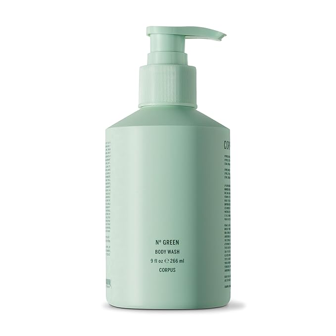 Corpus - Nº Green Body Wash | Moisturizing Plant-Based Cleanser for Women &amp Men Skincare-Grade Oils &amp Botanical Extracts | Sulfate-Free No Synthetic Fragrance or Parabens (266 ml/ 9 fl oz)