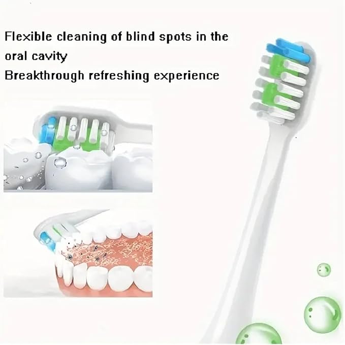 10pcs Replacement Brush HeadsCompatible for SOOCAS X3 X5 V1 X3U Soft Bristle Electric Toothbrush(10pcs Pink)