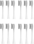 8/12/16Pcs Electric Toothbrush Replacement Brush HeadsCompatible for Oclean X/One/Air 2/ SE/X PRO/ Z1/ F1(12 Pcs Gray)