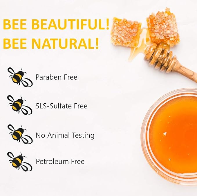 Bee By The Sea Body Wash and Body Butter Skin Care Bundle Set Naturally Enriched with Sea Buckthorn and Honey for All Skin Types