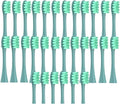 30/50PCS  Compatible for X/X PRO/ Z1/ F1/ One/Air 2 /SE Replacement Head Toothbrush Nozzles Soft(50Green)