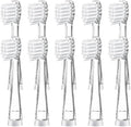 10PCS Kid's Replacement Toothbrush Heads Soft Bristle Replaceable Brush for Seago SG977/EK6/EK7/SG513 Electric(Smaller)