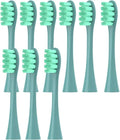 Replacement Brush Heads Compatible for OCL EAN Flow/X PRO Elite/X PRO /F1/Z1/One/ Air2 Sonic Electric Toothbrush Nozzles Soft Dupont Bristle(9 LVOC)