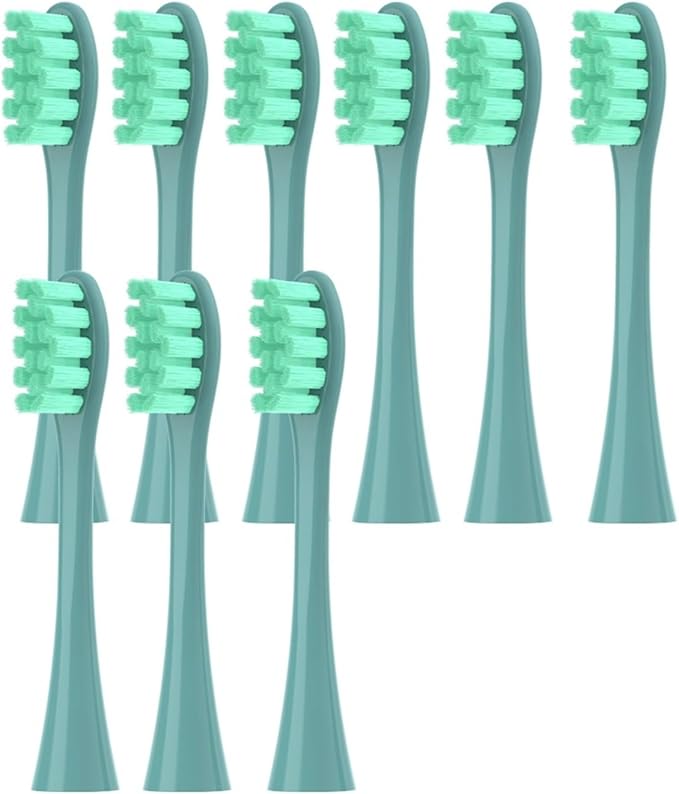 Replacement Brush Heads Compatible for OCL EAN Flow/X PRO Elite/X PRO /F1/Z1/One/ Air2 Sonic Electric Toothbrush Nozzles Soft Dupont Bristle(9 LVOC)