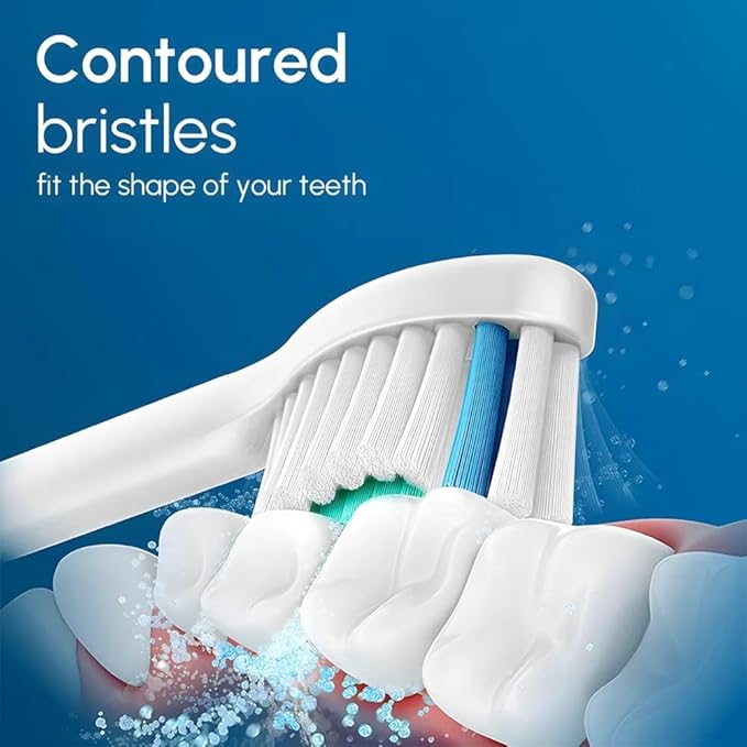 20pcs Toothbrush Replacement Brush Heads Clean Head Compatible for Sonicare 4100 5100 6100