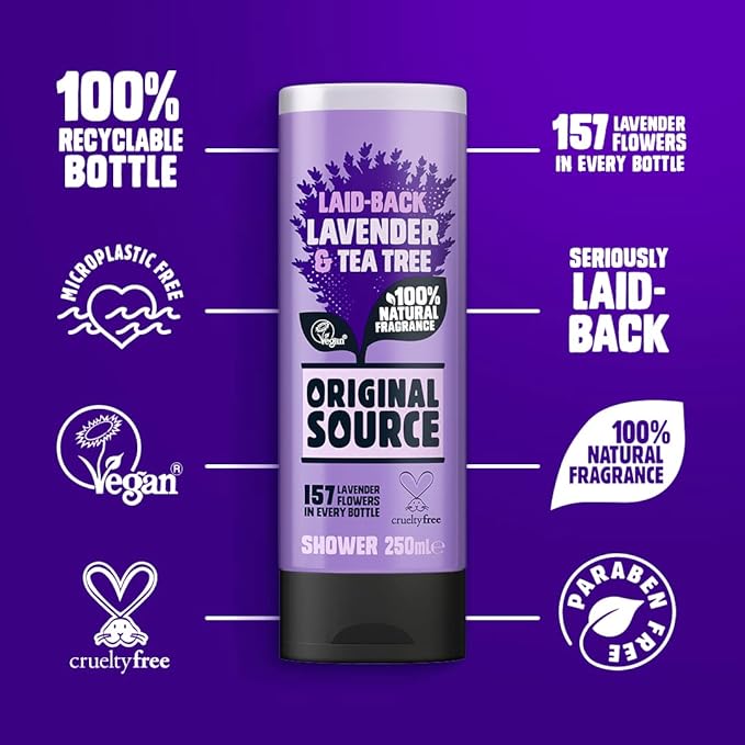 Huieter Lavender Shower Gel 6x250 ml