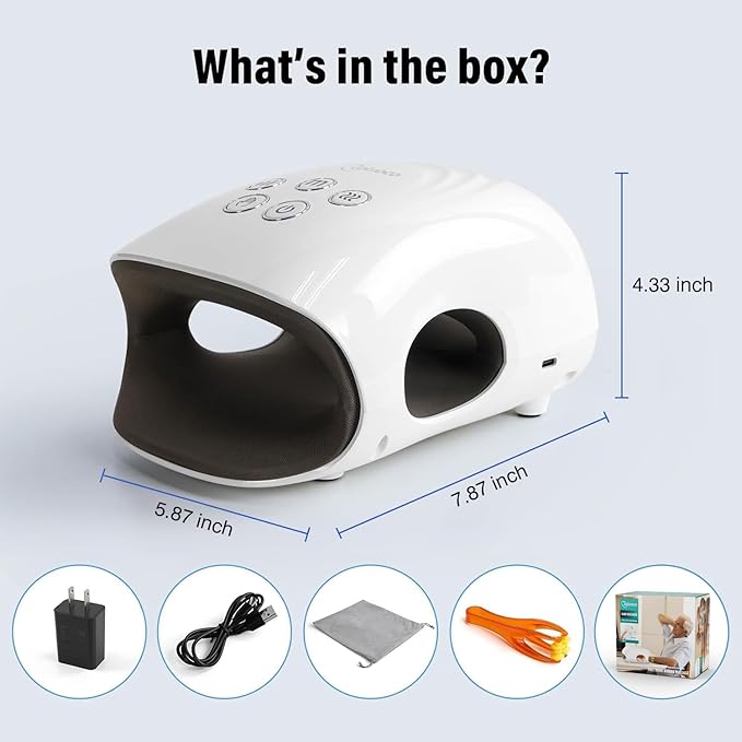 cotsoco Upgraded Hand Massager - 3Massage Sizes Cordless Hand Massager with Heat &amp Compression for Arthritis and Carpal Tunnel Gift for Men Women Family Friends Relaxation at Home Office Outd