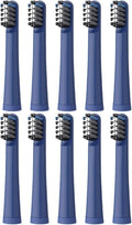 10PCS Electric Toothbrush Replacement HeadsCompatibility for Realme N1 N2 RTX2103 SN301(10pcs Blue)