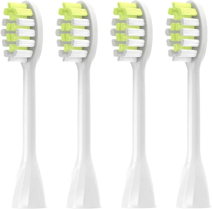 4/10pcs Toothbrush Replacement Heads Compatible with HY1200/06 BD1003/AZ(4pcs White)
