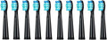 10Pcs Replacement Brush Heads Compatible for Toothbrush FW/SG 507/508/515/551/917/959/908(10pcs Black)