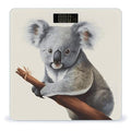 Koala and Butterfly Bathroom Scale for Body Weight 400 Lb Weight Scale with High Precision Sensors Tempered Glass Highly Accurate Digital Weighing Machine for People