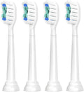 4/8/12/20 Pcs Replacement Brush Heads Compatible for Philips Electric Toothbrush Toothbrushes Head for 1100 4100 5100(White-4 Pcs)