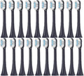 4/8/12/16PCS for T501 Replacement Toothbrush Heads Electric Vacuum Soft Bristle Brush(T501 black-20pcs)