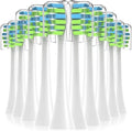 10PCS Replacement Toothbrush for 7am2m AM101/AM105 Electric Vacuum Soft Bristle Nozzles(10PCS White)