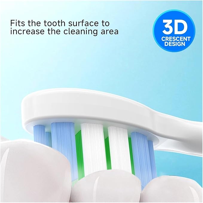 Toothbrush Heads Compatible for Y1S/P10pro/U3S/Y10/Y20(4PCS)