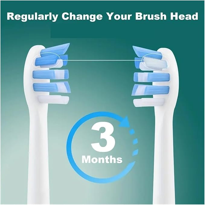 16-32pcs Toothbrush HeadsReplacement Brush FitCompatible for Easy Clean(16pcs)