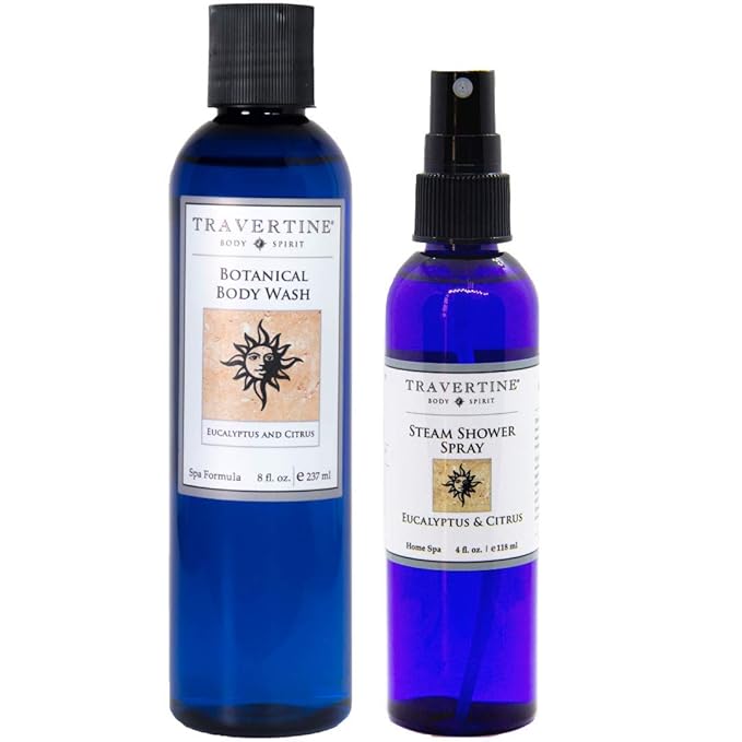 Extraordinary Shower Duo | Eucalyptus &amp Citrus Body Wash &amp 4 oz. Steam Shower Spray