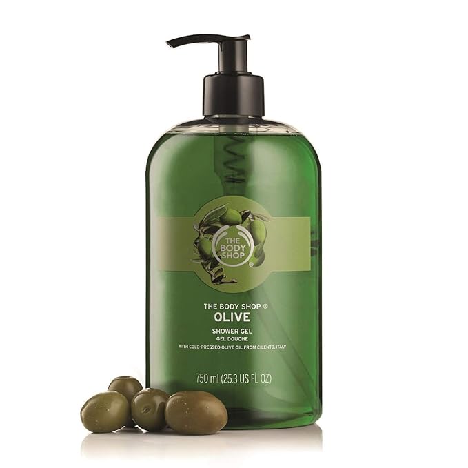 The Body Shop Olive Shower Gel Jumbo 25.3 Fluid Ounces