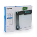 Ideaworks JB5824 Extra Wide Talking Scale-Visual &amp Voice Display Scale- 550 Pounds Max-Tamper Glass-Extra Wide Width-Large LCD Display-Tap On &amp Off Auto Function