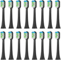 Compatible for Replacement Toothbrush Heads for Sarmocare S100 S200 S600 S700 S800 S900 S710 S820 S910 Electric for Hyundai X100(16pcs Black)