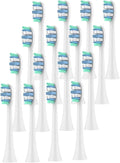 Replacement Toothbrush Heads Compatible with Philips Electric Brush Head 1100 2100 4100 4300 5100 5300 6100 6500 Etc(16pcs)