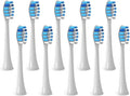 Brush Heads Compatible for with Philips Sonicare Tips Soft Dupont Nozzles Vacuum Sealed Packaged Hx3/6/8/9 Series General(10pcs Blue)