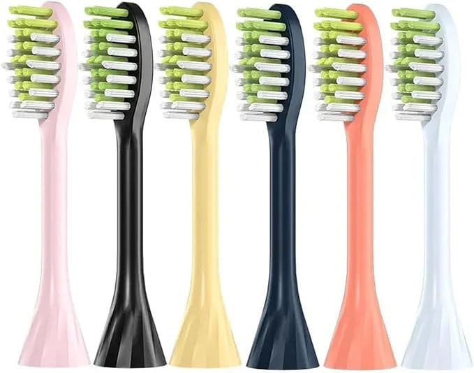 Compatible for 4Pack Replacement Toothbrush Heads Compatible with Ph One Soni Care Electric Head HY1100 HY1200 BH1022(4pcs Pink)