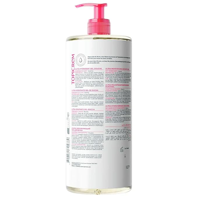 Topicrem Essentials Gentle Cleansing Gel Body &amp Hair 500ml
