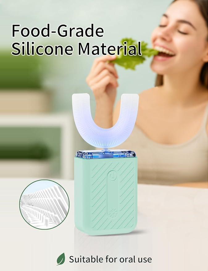 U-Shaped Electric Toothbrush for Adults Electric Toothbrush with IPX7 Waterproof