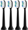 4/8/12/20 Pcs Replacement Brush HeadsCompatible for Philips Electric Toothbrush Toothbrushes Head for Teeth Cleaning(Black-4 Pcs)