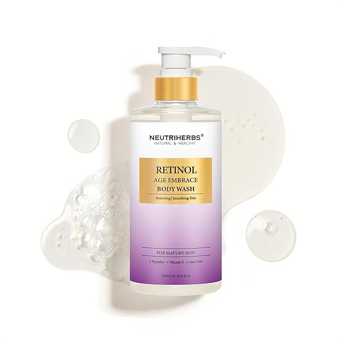 Neutriherbs Body Wash Body Lotion Target Aging Skin Clean Refresh and Rebounce Skin