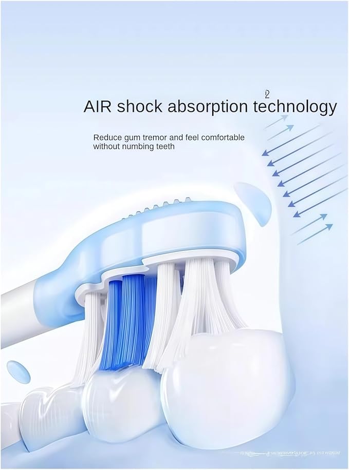 Electric Toothbrush Heads Replacement Compatible with SOOCAS X1 X3 X3U X5 Teeth Brush Replacement Heads(4 pcs Black)