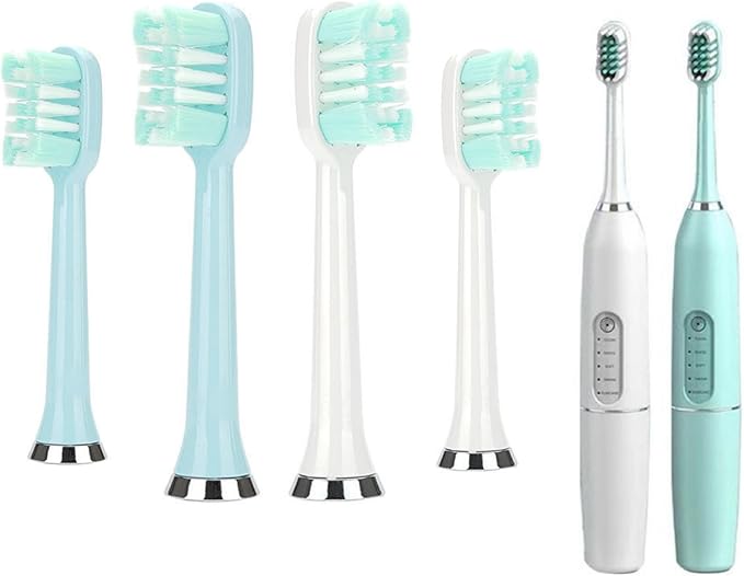 16PCS M07 Toothbrush Replacement HeadsCompatible for M07/M08/M07B/702/722(16pcs White)