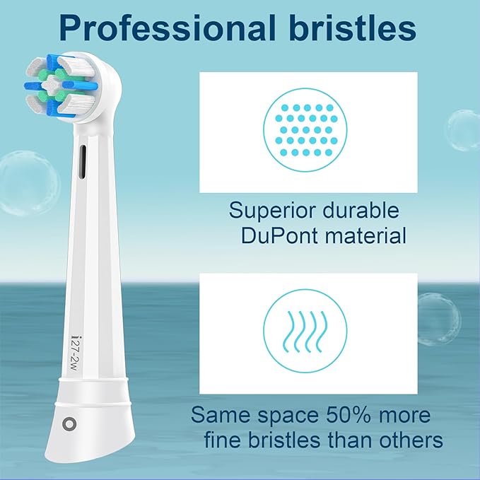 8PACK Replacement Heads Compatible with Oral B iO 3 4 5 6 7 8 9 10 Series Electric ToothbrushToothbrush Heads Compatible with Oral B iO Replacement Heads Medium Bristles for Effective Cleaning