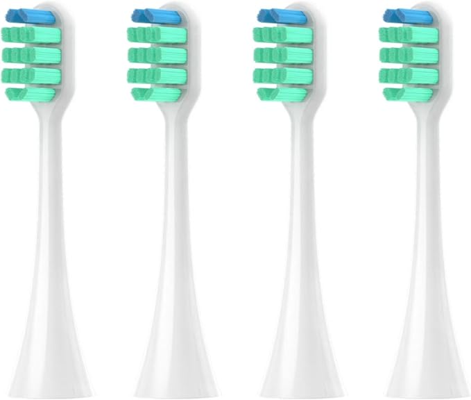 Replacement Toothbrush HeadsCompatible for Panasonic Doltz EW-DC01/DC12/PDL54/PDP51/EW1031/DE92/WEW0980/DL40/DL75/DL82(4pcs White)