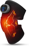BIBIRE Knee Brace Massager with Heat Vibration Massage Pain Relief for Joints Elbow Shoulder Ligament and Muscles Injuries Two Adjustable Straps for Family Home