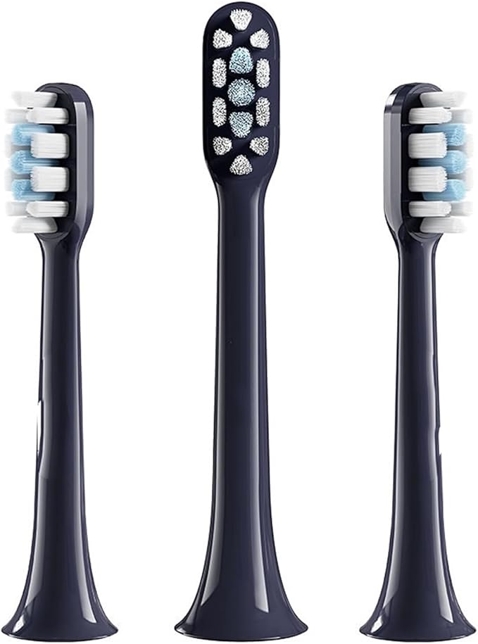Replacement Tooth Brush HeadsCompatible for Xiaomi Mijia T301/ T302 Sonic Electric Toothbrush Spare(T301T302 Blue 3 pcs)