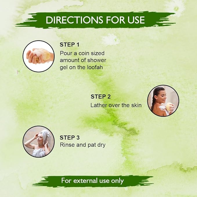 BEMT Neem &amp Aloe Vera Body Wash with Vitamins C &amp E – Refreshing Daily Cleanser for All Skin Types – 300 ml