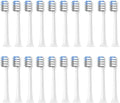 3-30Pcs Replacement Toothbrush HeadsCompatible for Xiaomi T200 Sonic Electric Vacuum Soft Bristle Heads(White gray-20pcs)