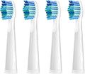 Electric Toothbrush Replacement Heads Compatible WithCompatible for SEAGO SG910/507/958/515/949/575/5514/8/16pcs(8pcs White)
