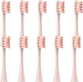 Compatible for Replacement Brush Heads for X/X PRO/ Z1/ F1/ One/Air 2 /SE Toothbrush Soft Bristle Nozzles Refill(10Pink)