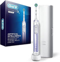 Oral-B Genius X Limited Electric Toothbrush with Artificial Intelligence Rechargeable Toothbrush (1) Replacement Brush Head Travel Case Orchid Purple