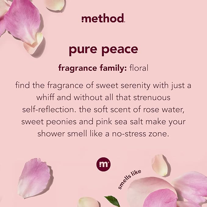Method Men Body Wash Sea + Surf Paraben and Phthalate Free 18 FL Oz (Pack of 3)Softening &amp Body Wash Pure Peace Paraben and Phthalate Free Biodegradable Formula 28 oz (Pack of 1)