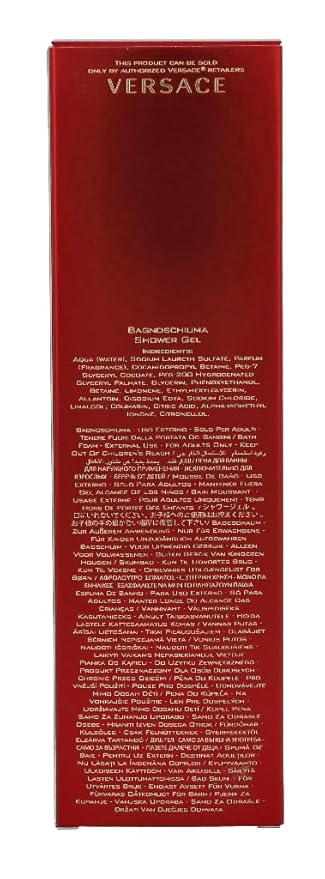 Versace Eros Flame for Men 8.4 oz Perfumed Shower Gel