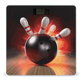 Bowling Ball Weight Scale Digital Electronic Scales Bathroom Scale Larg LCD Backlight Display High Precision MeasurementsTempered Glass