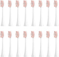 Compatible for FLYCO FT7105/FT7106/FT7108/FT7205/TH01 Electric Toothbrush Replacement Heads Soft Bristle Nozzles4-16pcs(16 White)