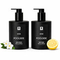 Lulu Candles Poolside Scent Revitalizing Body Wash &amp Nourishing Body Lotion 2-Piece Set Full Size - 16 Fl Oz.