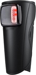Cordless Leg and Calf Massager Black Rechargeable Electric Compression with 3 Massage Modes Adjustable Fit Portable